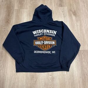 Harley-Davidson Navy Blue Men's Sweater